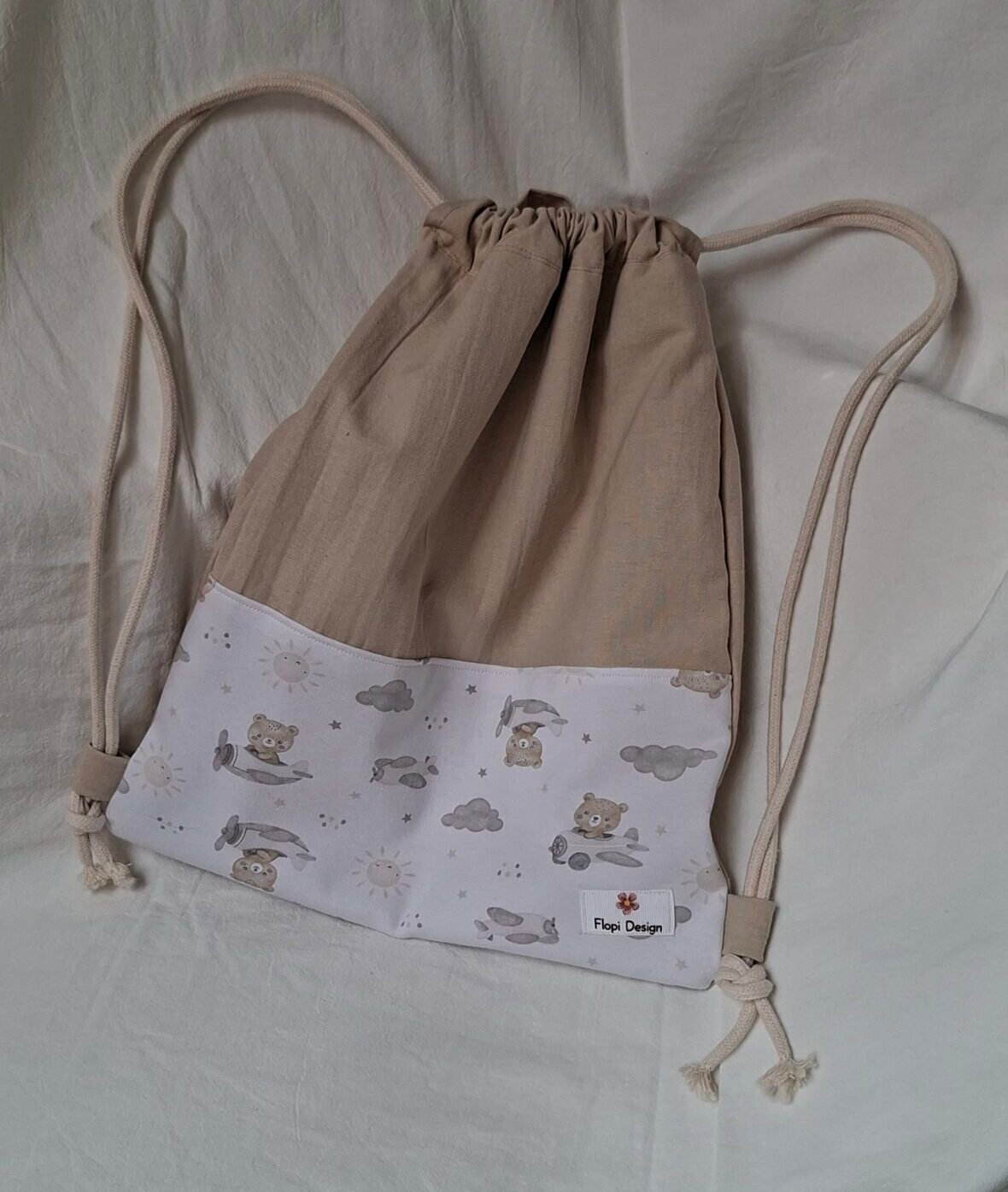 Mochila de Tela Tusor Infantil