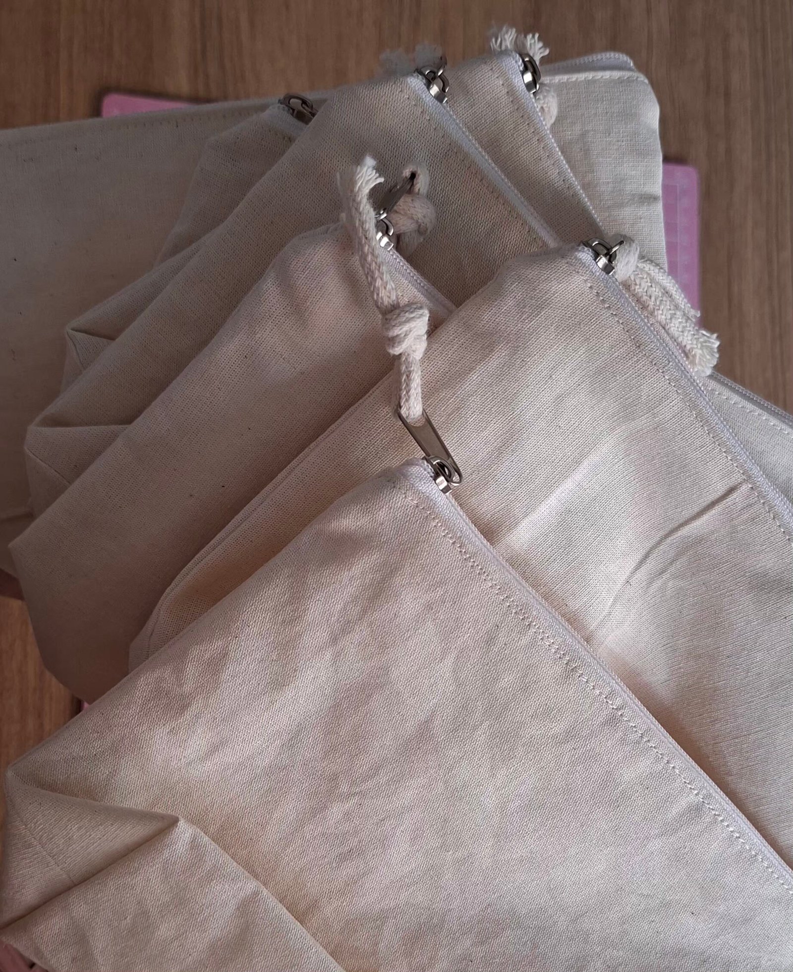 Neceser de lienzo interior impermeable